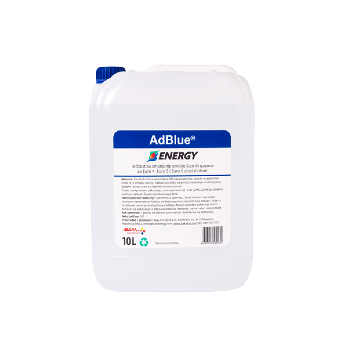 B ENERGY AD BLUE 10L 