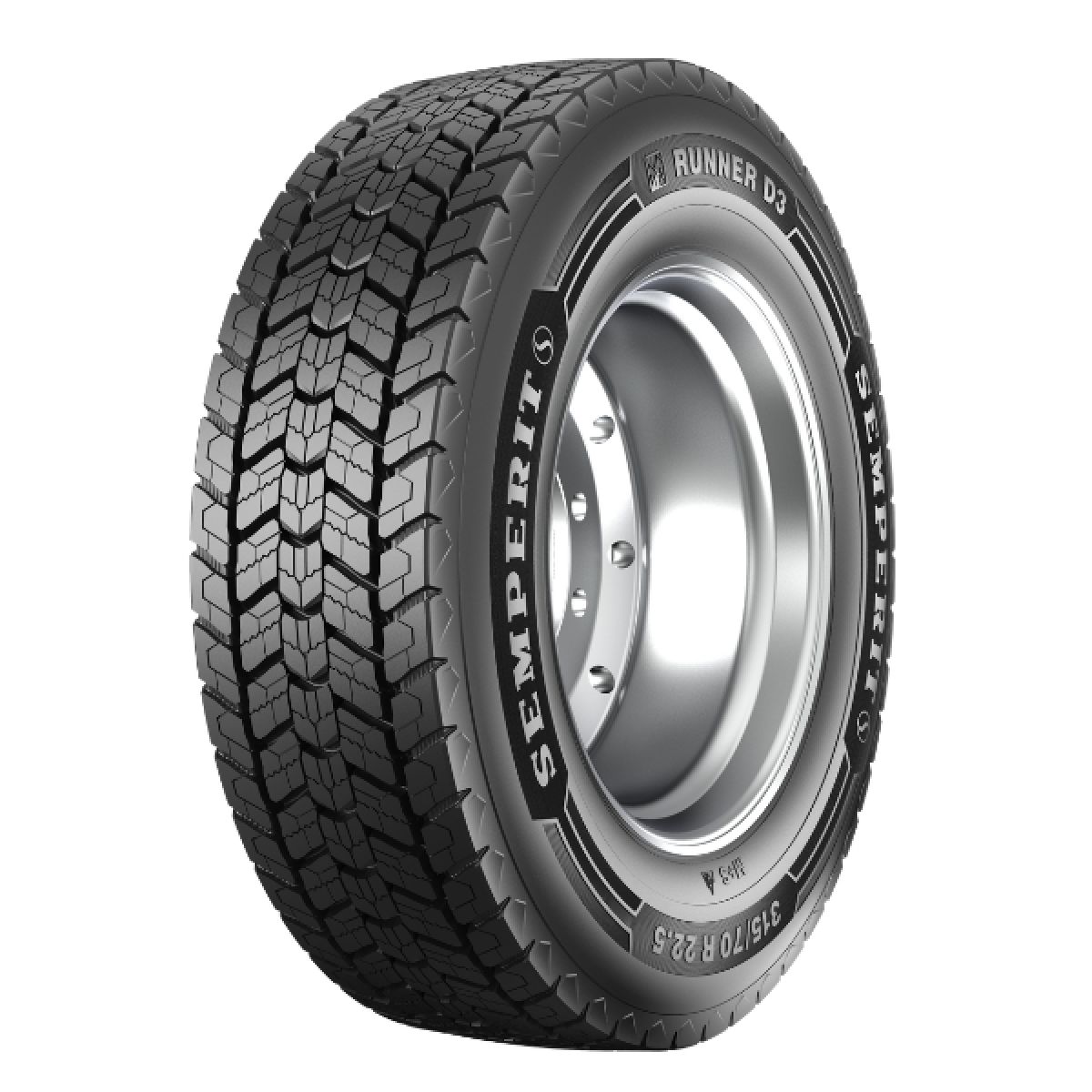315/70R22.5 SEMPERIT RUNNER D3 154/150L 20PR 